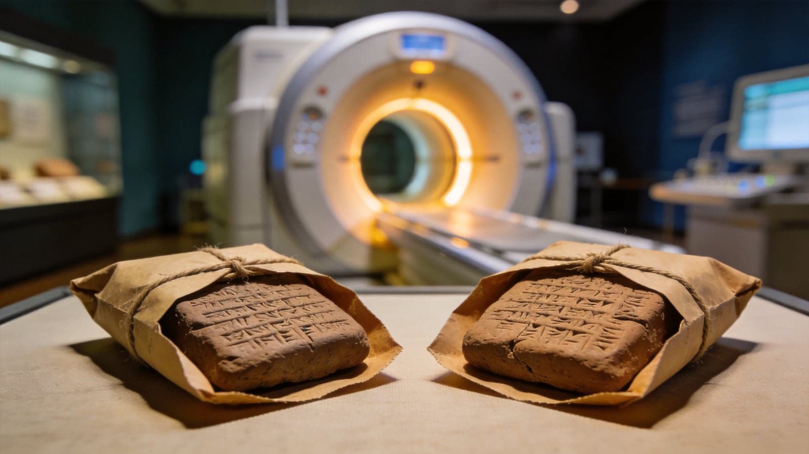 Компьютерная томография прочитала письма возрастом 4000 лет, не вскрывая конверты